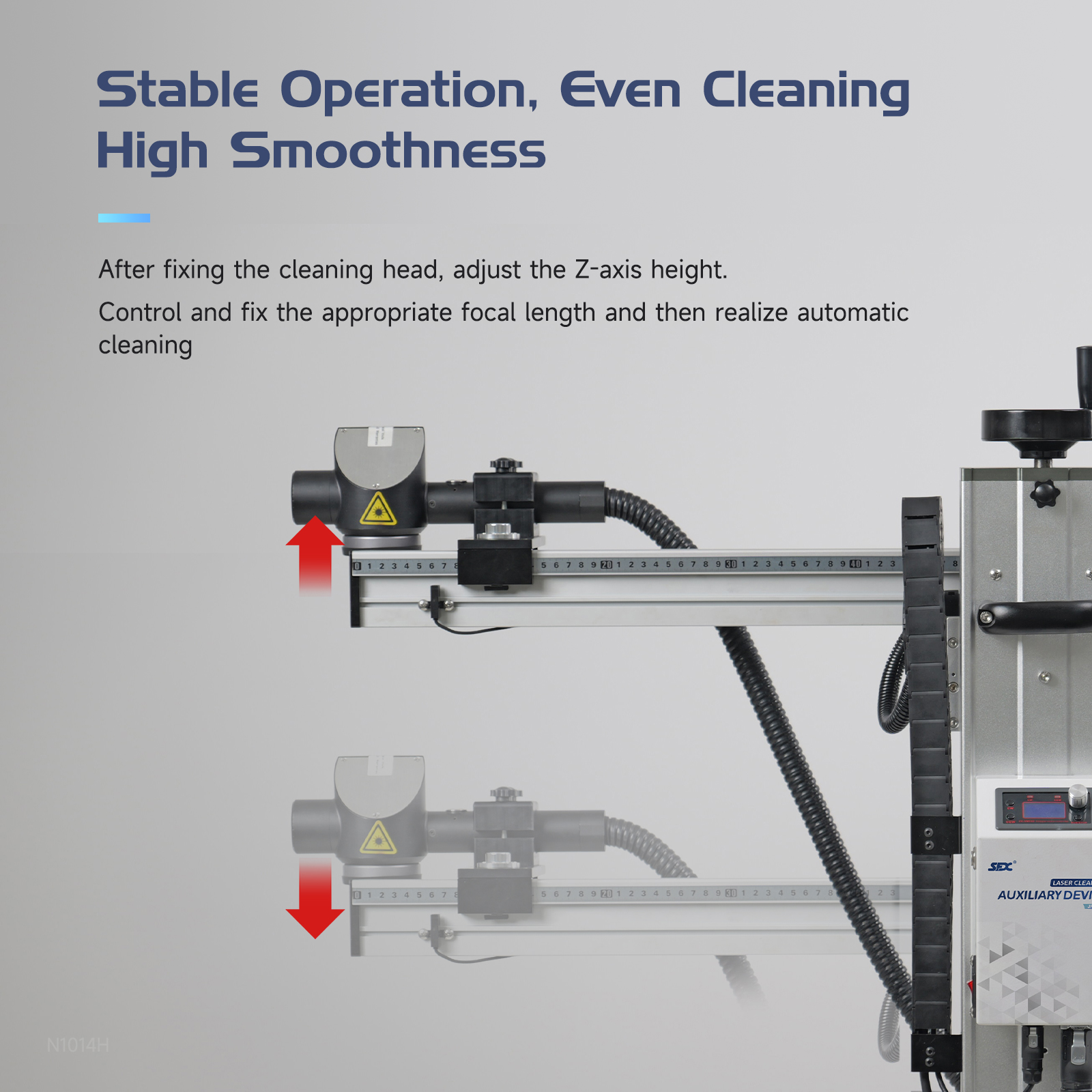 JF-500 Laser Cleaning Auxiliary Device for Stable Operation and Even Cleaning